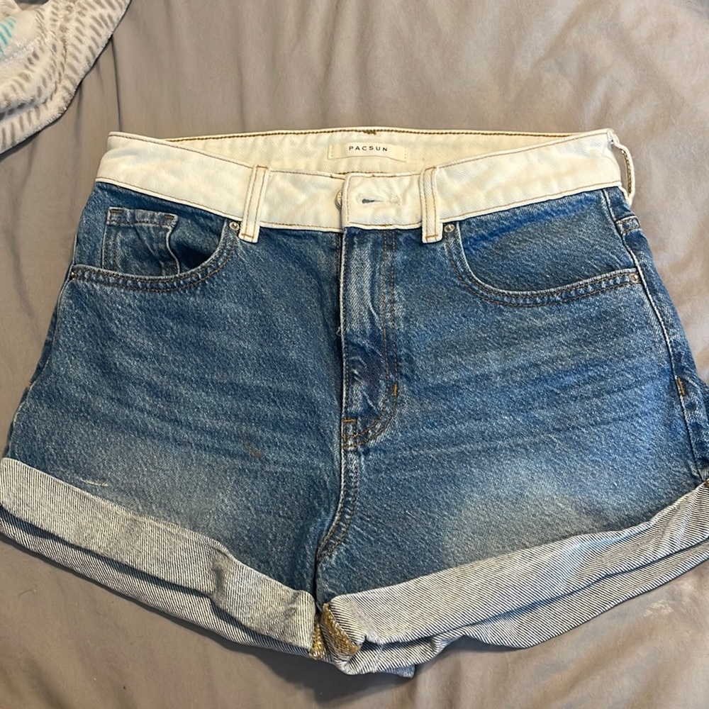 High rise mom shorts